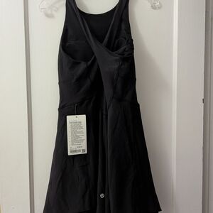 Lululemon Athletica Black Court Crush Sleevless Mini Dress